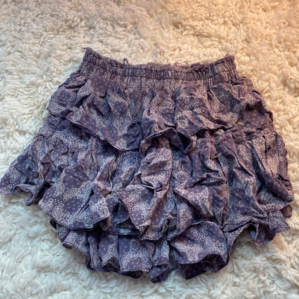Loveshack Fancy layered ruffle skirt size 0